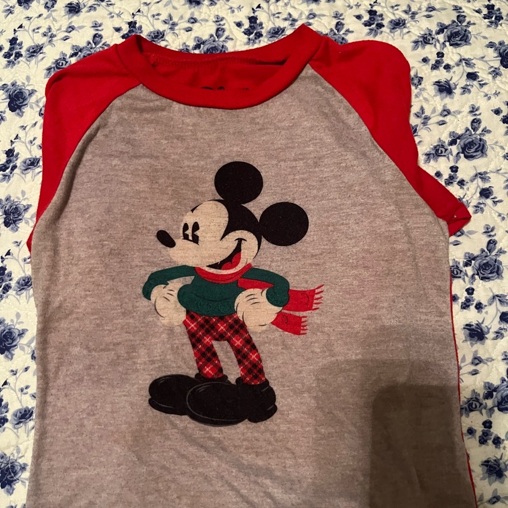 Mickey Mouse PJ set and a long sleeve